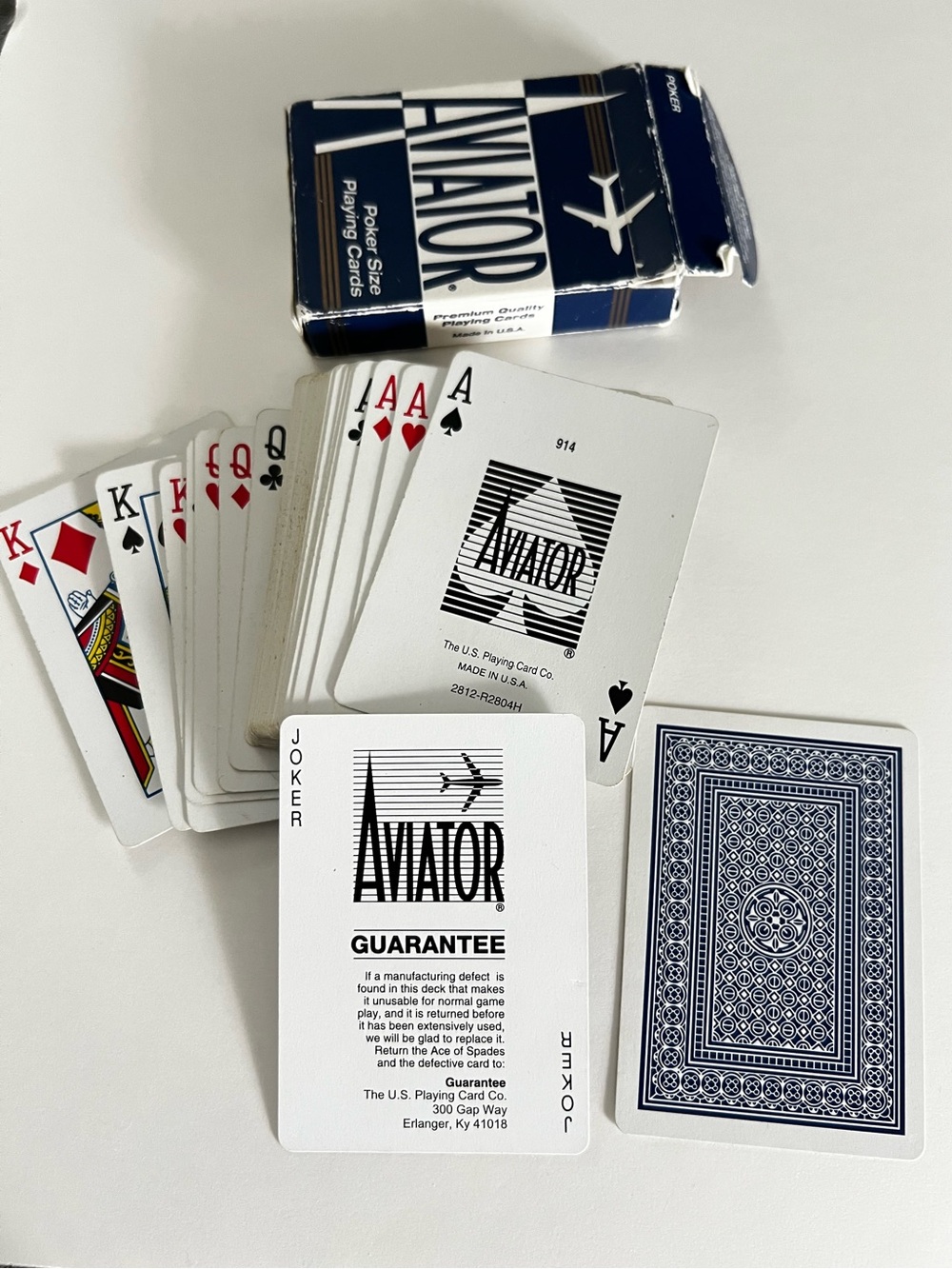 Aviator Poker Size Playing Cards